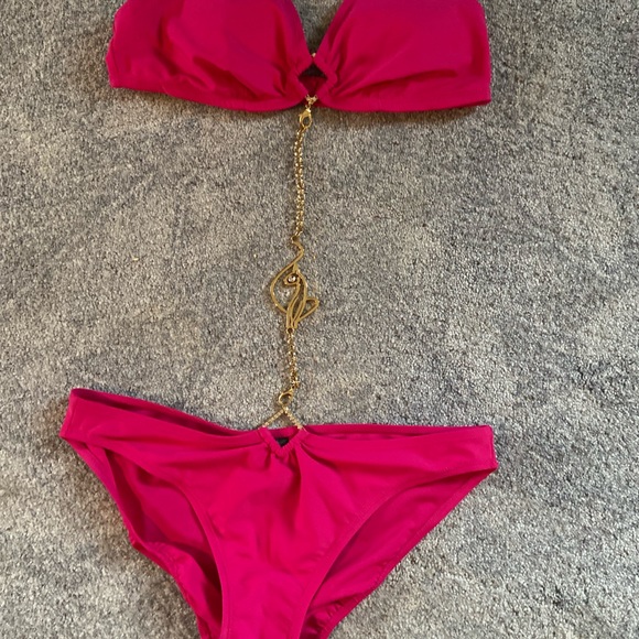 Baby Phat Pink Bikini Size L - Picture 3 of 15